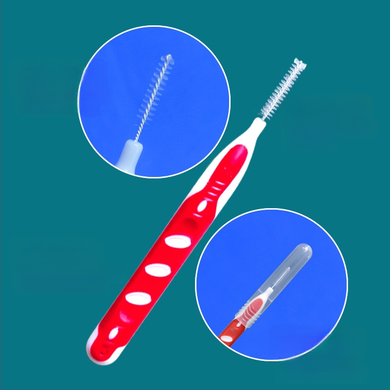 Ορθοδοντική interdental βούρτσα, σετ 10 τεμάχια, ultra-fine απαλές τρίχες, σύρμα από ανοξείδωτο χάλυβα