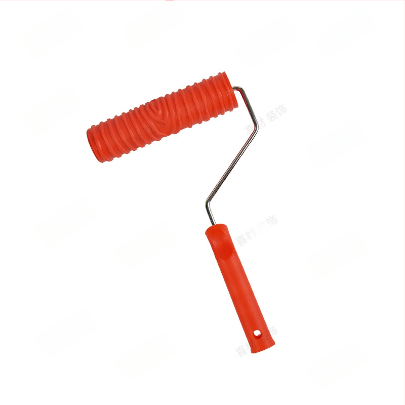 Ανάγλυφος κύλινδρικός ρολλός από καουτσούκ για μπογιά με τυχαία υφή; Κατευθύνσεις υφής: οριζόντια και κάθετα; Μάρκα: Beautiful and good; Εργασιακό πεδίο: 46