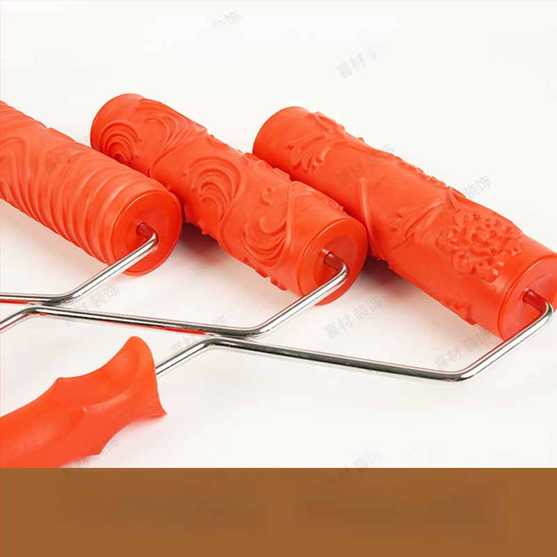 Ανάγλυφος κύλινδρικός ρολλός από καουτσούκ για μπογιά με τυχαία υφή; Κατευθύνσεις υφής: οριζόντια και κάθετα; Μάρκα: Beautiful and good; Εργασιακό πεδίο: 46