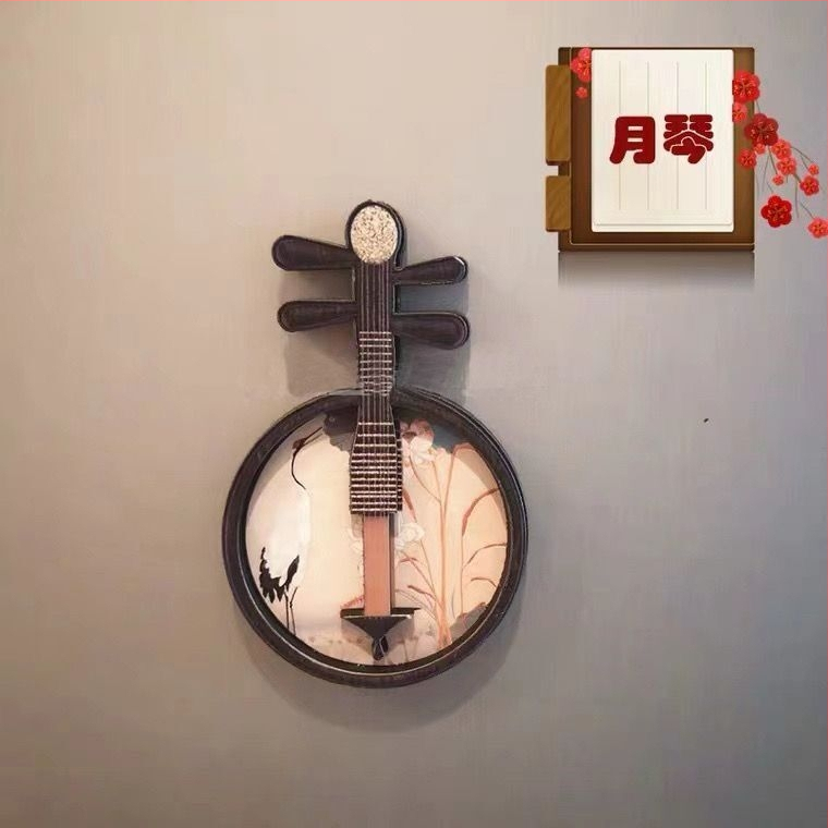 Ξύλινο μαγνητάκι ψυγείου με μοτίβο Κήπου Suzhou, αρχαίο κινεζικό στυλ, 3D σχέδιο