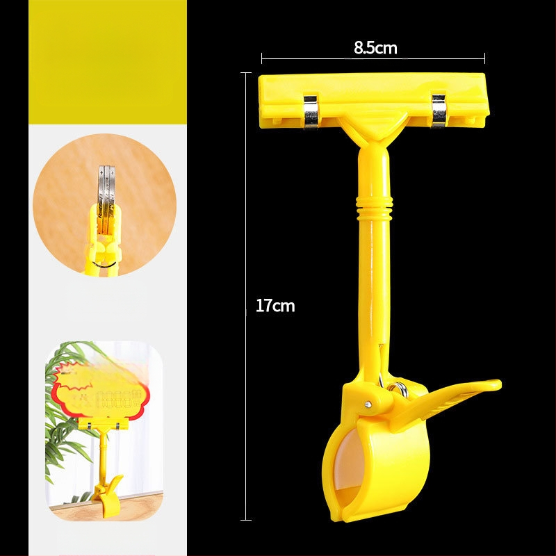 Κλιπ POP τύπου T για ετικέτες τιμών σε ράφια, μοντέρνος μινιμαλιστικός σχεδιασμός, κατάλληλο για επιχειρηματικά δώρα / διαφημιστικά δώρα