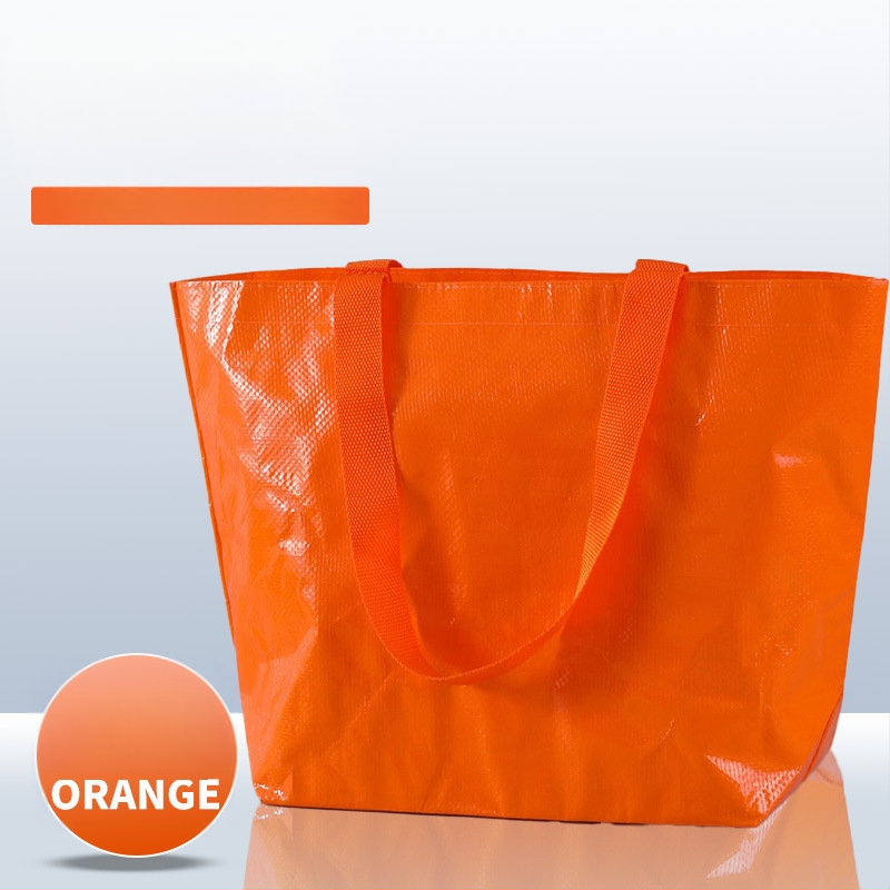 PP тъкана чанта за пазаруване, персонализируема чанта за носене, мултифункционална торба, водоустойчиво покритие със змийски модел (Материал: PP тъкана; Персонализация: налична; Покритие: водоустойчиво; Модел: змийска кожа)