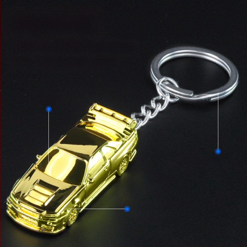 Ключодържател – спортен автомобил модел от алуминиева сплав, 1:64 мащаб, статичен