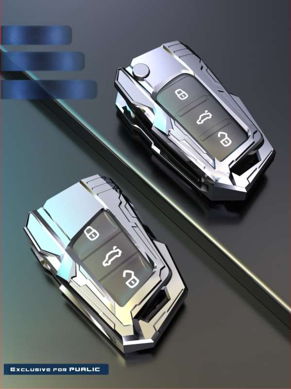 Kućište ključa za Volkswagen – cinkova legura, Rui Teng; kompatibilno s Magotan, Sagitar, Passat, Tiguan L, Bora, CC, Ling Du, Lang Yi