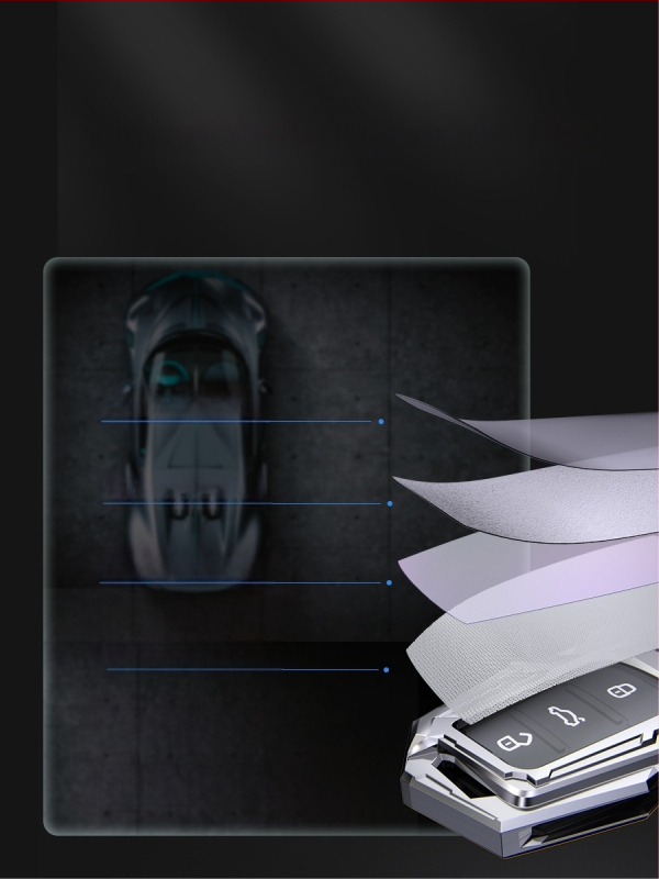 Kućište ključa za Volkswagen – cinkova legura, Rui Teng; kompatibilno s Magotan, Sagitar, Passat, Tiguan L, Bora, CC, Ling Du, Lang Yi