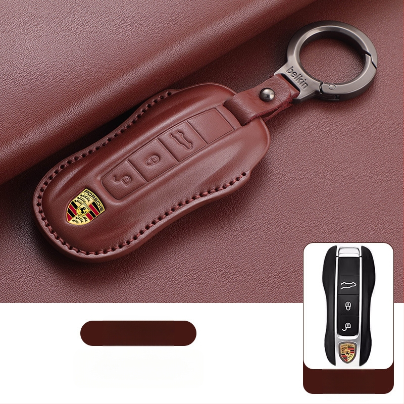 Etui za ključe Porsche od kože goveda, etnički stil