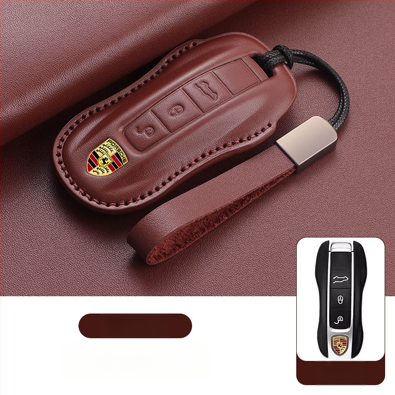 Etui za ključe Porsche od kože goveda, etnički stil