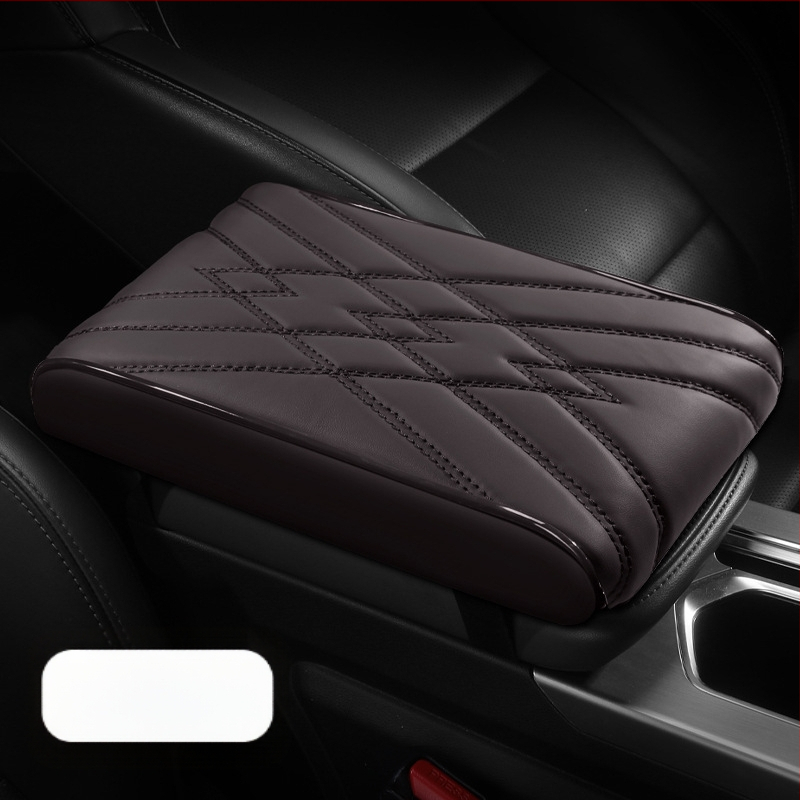 Универсална подложка за подлакътник за кола, кожа Napa, паметна пяна, опора за лакътя, удебелен дизайн