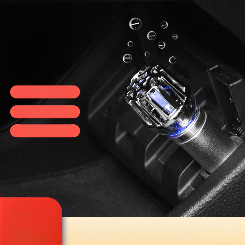 Automobilski pročistač zraka s negativnim ionima – JO-6288; snaga 0,8W; napon 12V; koncentracija negativnih iona 4 800 000; materijal aluminijska legura + ABS