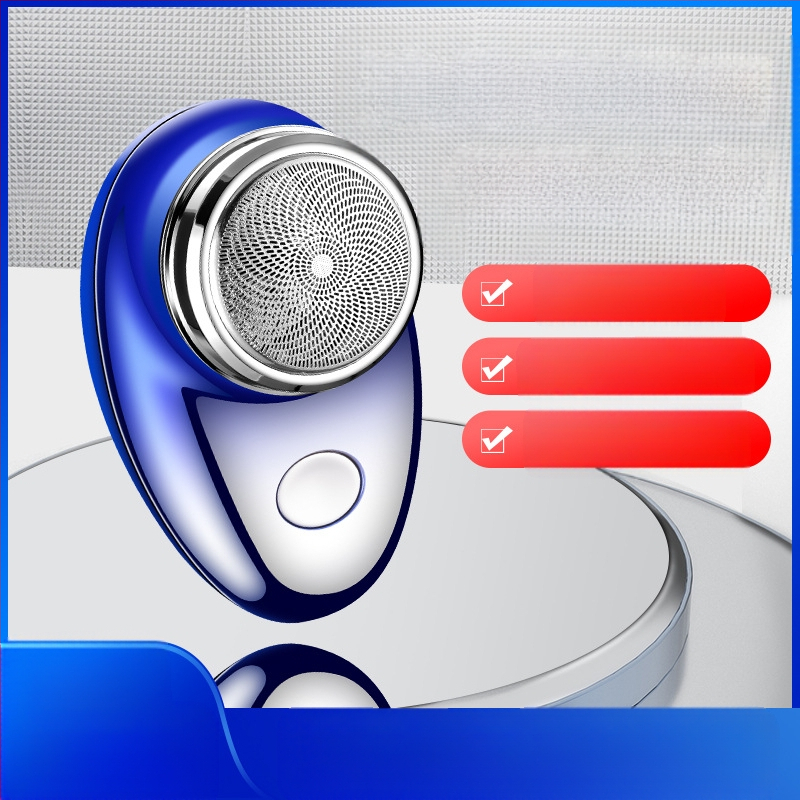 Ηλεκτρική ξυριστική μηχανή με 1 περιστρεφόμενη κεφαλή; ενσωματωμένη μπαταρία 100–300 mAh; αυτονομία 30–45 λεπτών; κινητήρας τύπου brushed; πλένεται και αποσπώμενη κεφαλή.