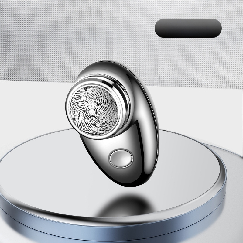 Ηλεκτρική ξυριστική μηχανή με 1 περιστρεφόμενη κεφαλή; ενσωματωμένη μπαταρία 100–300 mAh; αυτονομία 30–45 λεπτών; κινητήρας τύπου brushed; πλένεται και αποσπώμενη κεφαλή.