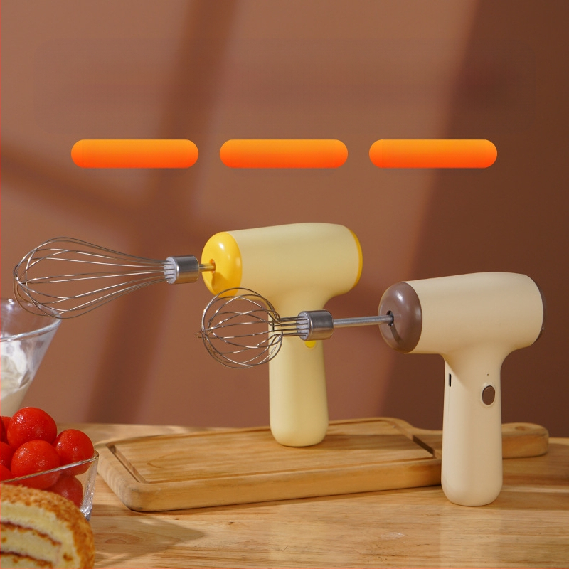 Belaidis rankinis belaidis plakiklis kiaušiniams, 5 greičiai, iki 100 W, 36 V, modelis Yx-electric egg whisk