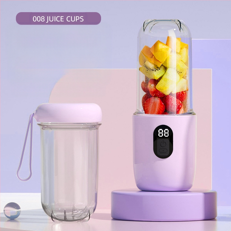 Nešiojamas sulčių puodelis su USB įkrovimu, 40W, 401–600 ml, 5+ peilių, įkraunama baterija