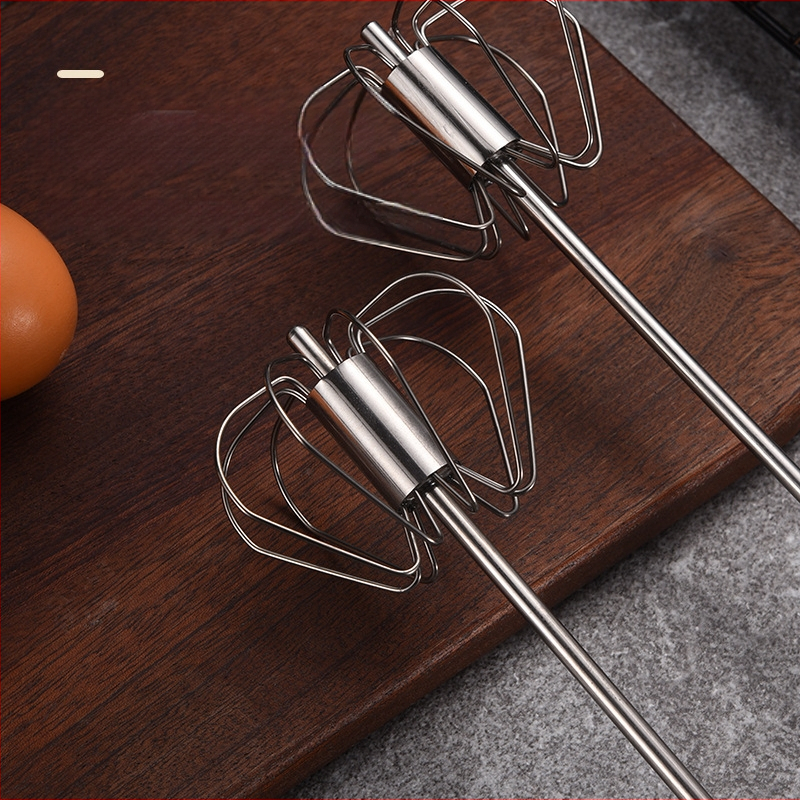 Rankinis kiaušinių plakiklis – nerūdijantis plienas, neelektrinis; 1 funkcija; stilius: modernus paprastas