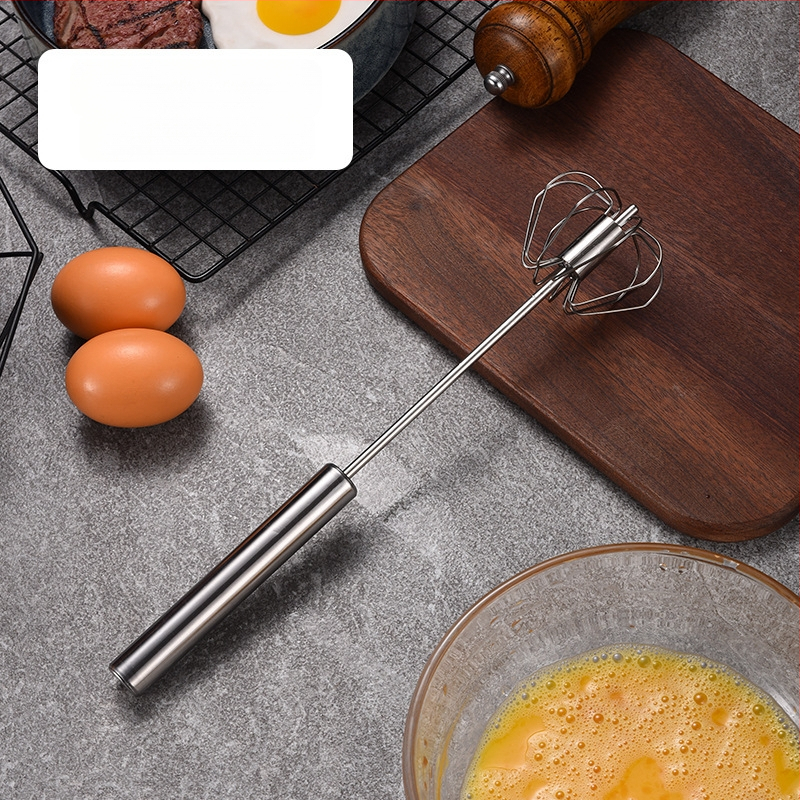 Rankinis kiaušinių plakiklis – nerūdijantis plienas, neelektrinis; 1 funkcija; stilius: modernus paprastas