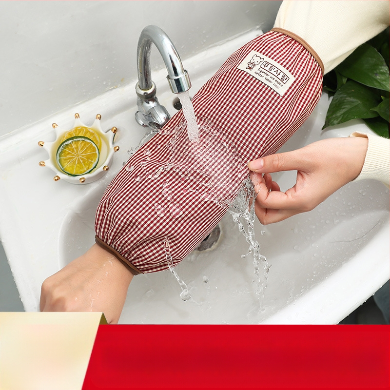 Унисекс водоустойчиви протектори за ръкави с каре мотив, пасторал стил, за зимата, пролетта и есента