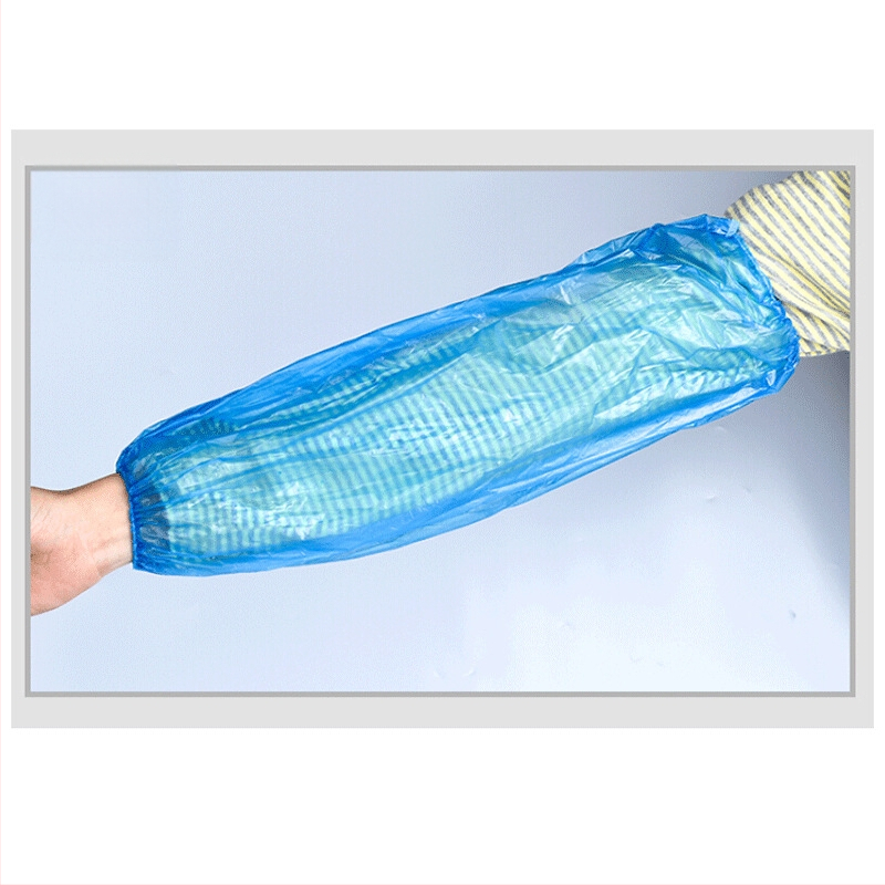 Накладки за лакътя - еднократна нетъканова ръкавка, прозрачен CPE пластмасов ръкав, водоустойчиви и маслоустойчиви, спандекс