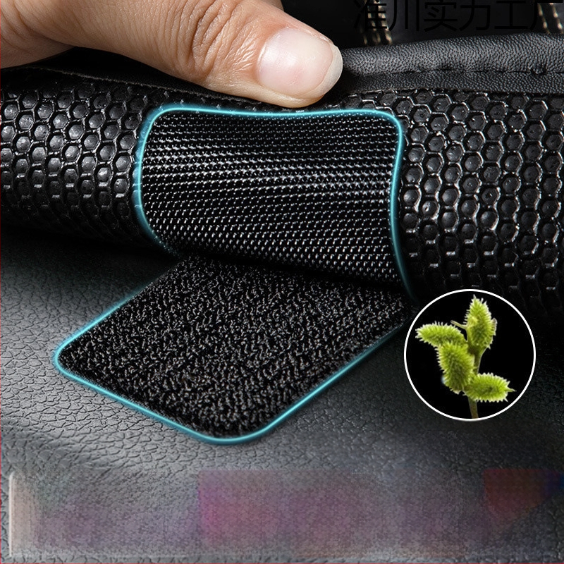 Αόρατο κλιπ στερέωσης πατάκι αυτοκινήτου με Velcro και διπλής όψεως κόλλα για πορτμπαγκάζ