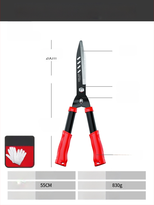 Delixi ножици за подрязване на клони — тежки, улесняващи работата, мощни градински ножици