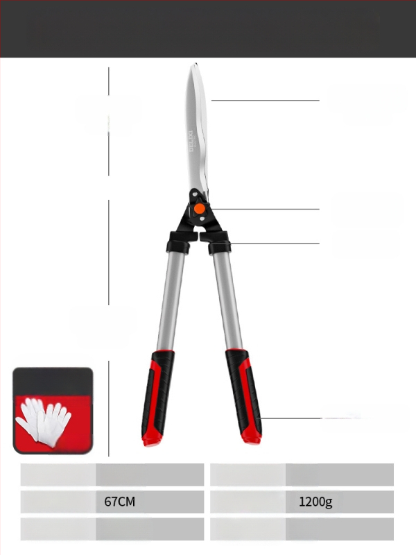 Delixi ножици за подрязване на клони — тежки, улесняващи работата, мощни градински ножици