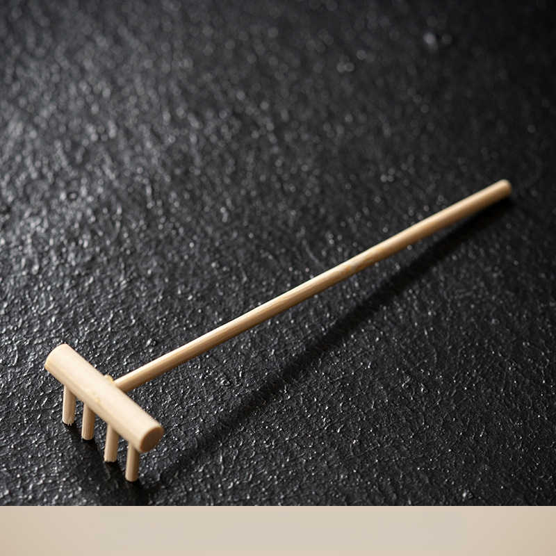 Κυκλικό ζεν τραπεζάκι άμμου από κεραμικό, ιαπωνικού στυλ, επιτραπέζια διακόσμηση με μεταλλικά στοιχεία