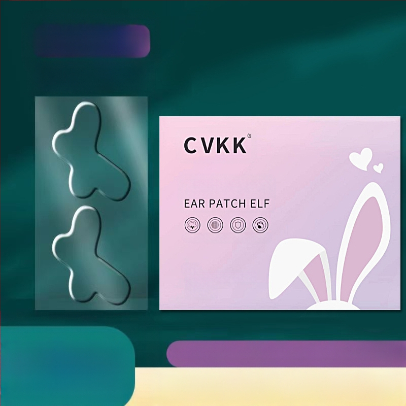 CVKK Αυτοκόλλητα για αυτιά σε σχήμα πεταλούδας με τετραπλή στήριξη, αόρατος σχεδιασμός για οπτικά μικρότερο πρόσωπο