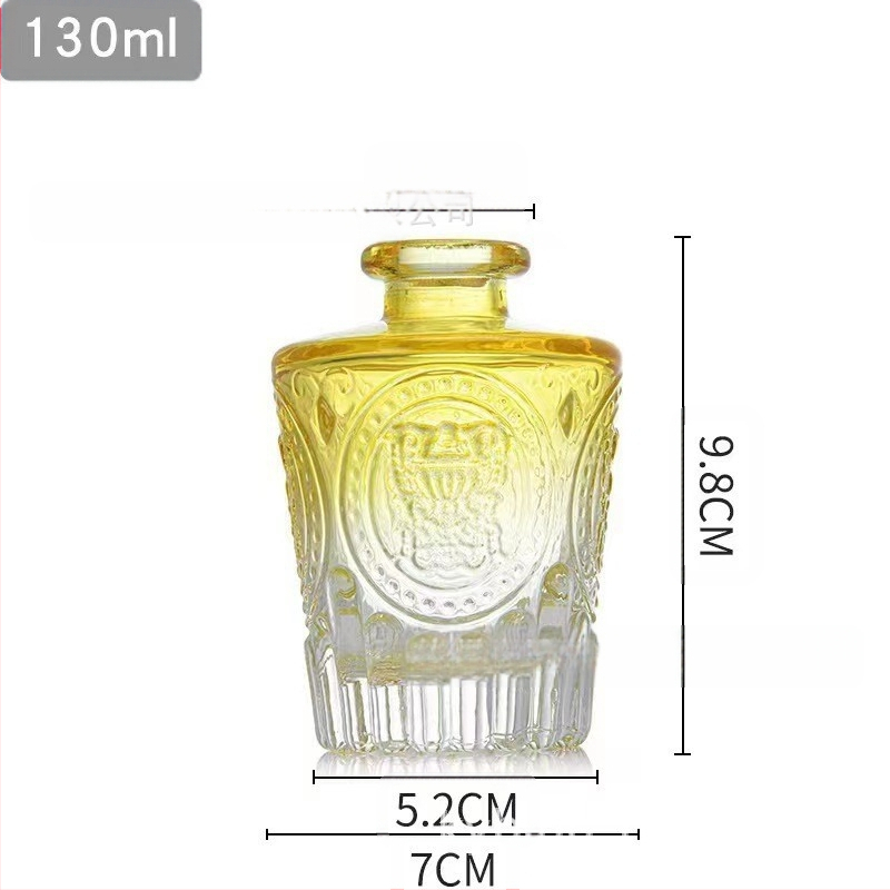 Μπουκάλι Αρωματοθεραπείας με χαρακτικό ρωμαϊκού στυλ για οικιακή διακόσμηση, γυαλί σόδα-λάιμ, προσαρμόσιμο