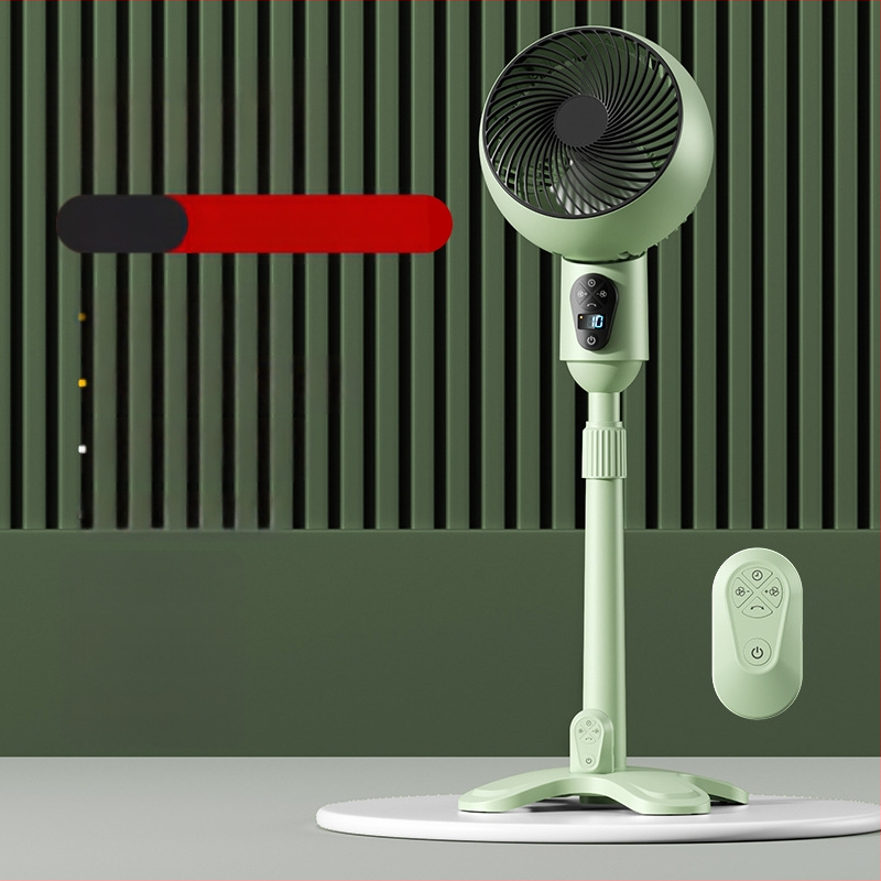 USB stovintis ventiliatorius su nuotolinio valdymo, osciluojantis, bešepalinis variklis, laikmatis 2–8 val., didelis oro srautas