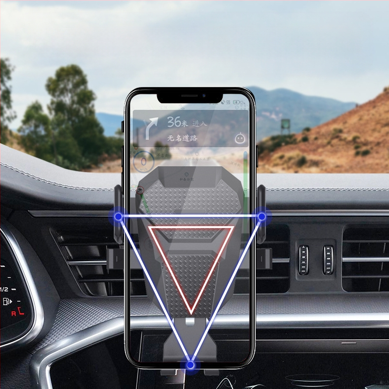 Βάση κινητού αυτοκινήτου με απορροφητήρα για ταμπλό, μπροστινό παρμπρίζ και έξοδο κλιματισμού, τηλεσκοπικός βραχίονας για πλοήγηση, εγκατάσταση snap-on, κατάλληλη για όλα τα μοντέλα