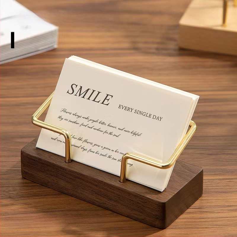 Θήκη επαγγελματικών καρτών από καρυδιά και οξιά, μονοεπίπεδη, γεωμετρικός σχεδιασμός, μοντέλο 20240521, χωρητικότητα 72 καρτών