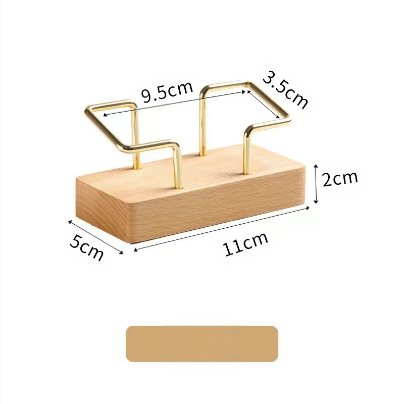 Θήκη επαγγελματικών καρτών από καρυδιά και οξιά, μονοεπίπεδη, γεωμετρικός σχεδιασμός, μοντέλο 20240521, χωρητικότητα 72 καρτών