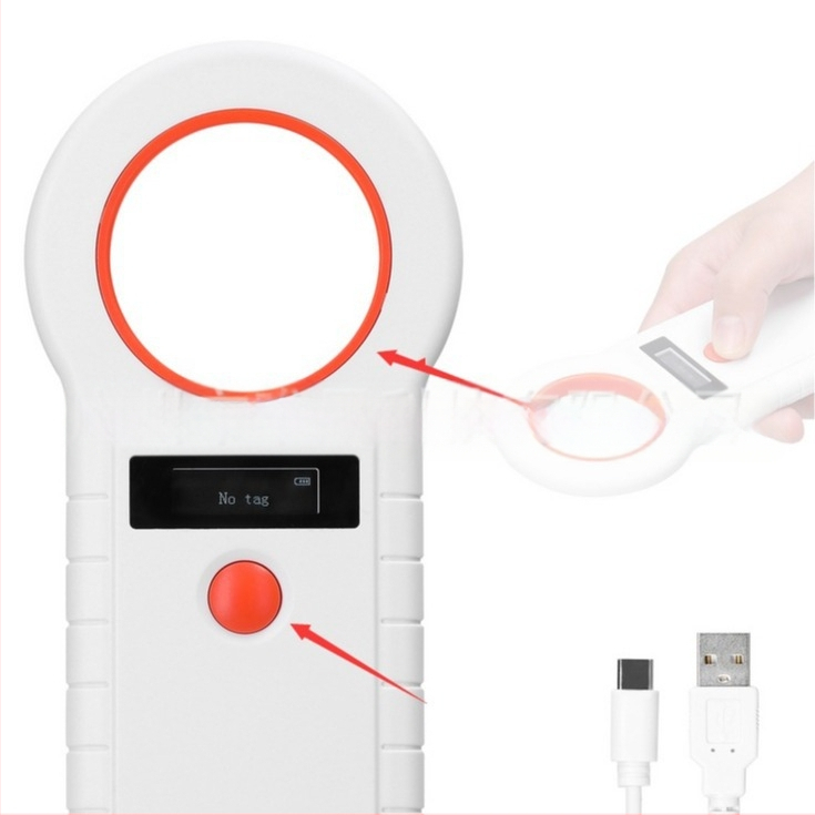 Readell 90D чип скенер за домашни любимци – CKU/NGKC универсален чип читател за кучета и други животни