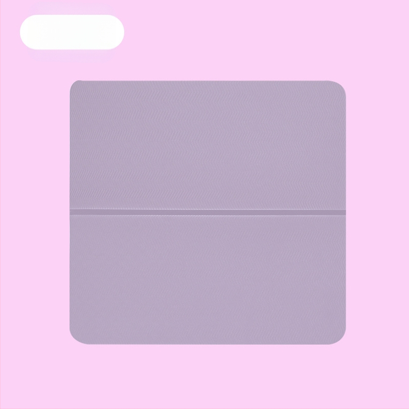 Йога мат, преносим сгъваем за почивка и спорт, противохлъзгащ, 250 г, 8 мм, ТПЕ, минималистичен дизайн, възможност за персонализация