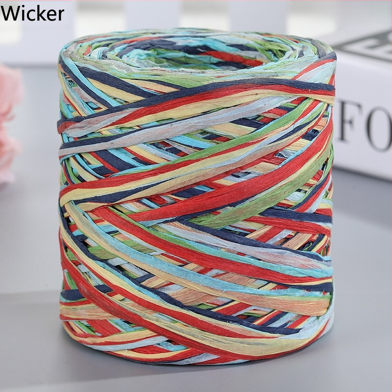 Хартия рафия въже за занаяти – влакнеста смес, тръбно прежда, единична нишка