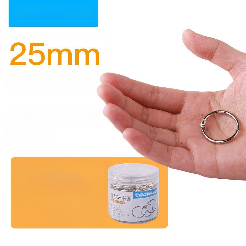 Метални отворени пръстени за свързване на книги, DIY проекти, модел 19, марка Can be excellent
