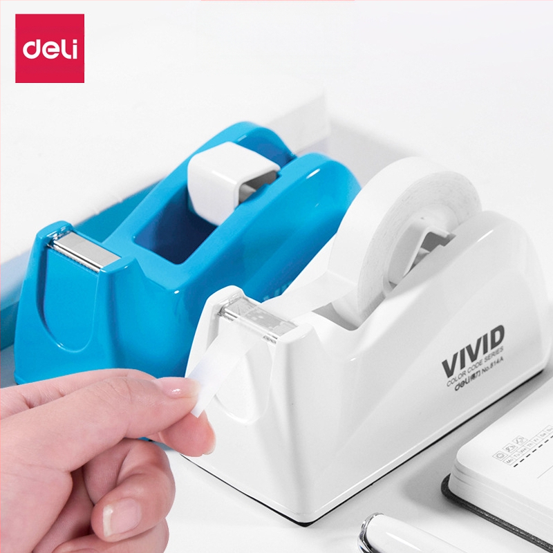 Deli βάση για θήκη ταινιών και κόπτης, πλαστικό, μοντέλο 81, συμβατή με ταινίες έως 22 mm πλάτους