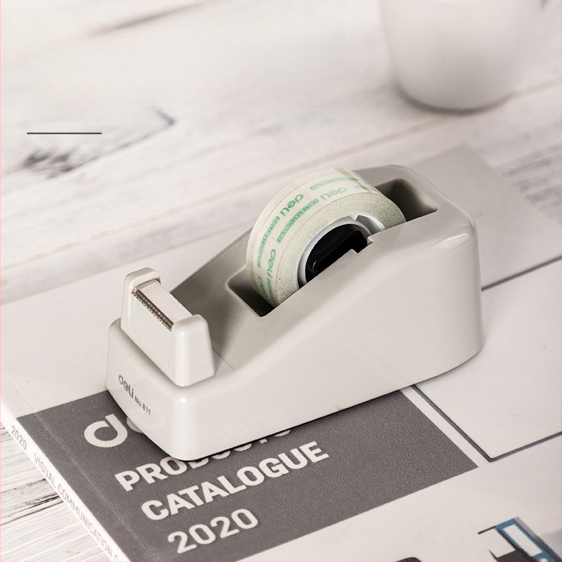 Deli βάση για θήκη ταινιών και κόπτης, πλαστικό, μοντέλο 81, συμβατή με ταινίες έως 22 mm πλάτους