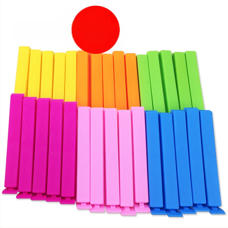 Влагаустойчиви щипки за запечатване на пластмасови торбички — запазване на храна: чай, мляко на прах, закуски