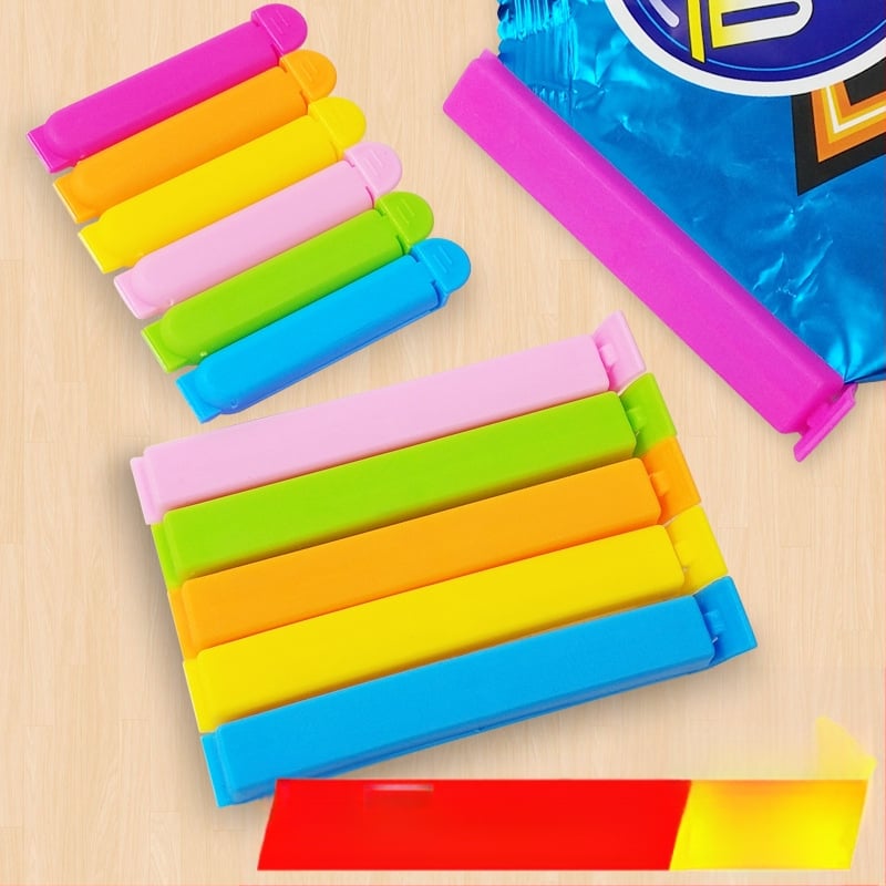 Влагаустойчиви щипки за запечатване на пластмасови торбички — запазване на храна: чай, мляко на прах, закуски