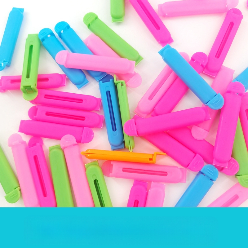 Влагаустойчиви щипки за запечатване на пластмасови торбички — запазване на храна: чай, мляко на прах, закуски