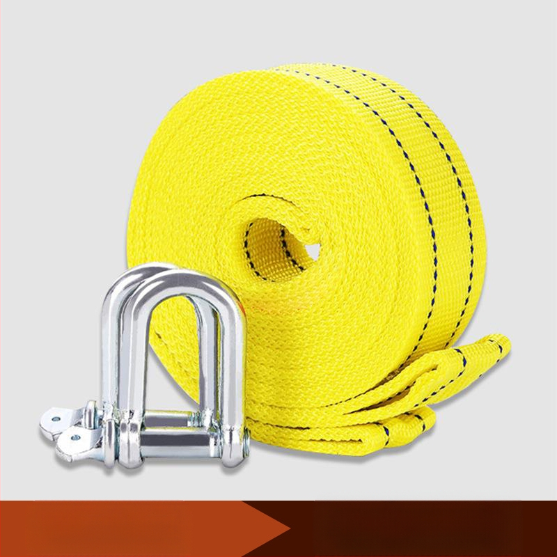 Автомобилно въже за теглене, найлон, висока якост, рефлекторно, двупластово