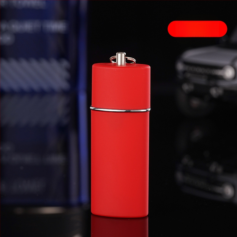 YF607 Kompaktā metāla pelnu vāciņa ar atslēgu piekariņu – ABS + nerūsējošais tērauds; nav vienreizējās lietošanas; funkcijas: atslēgu piekariņš, dekors, uzglabāšana; logotips drukāts