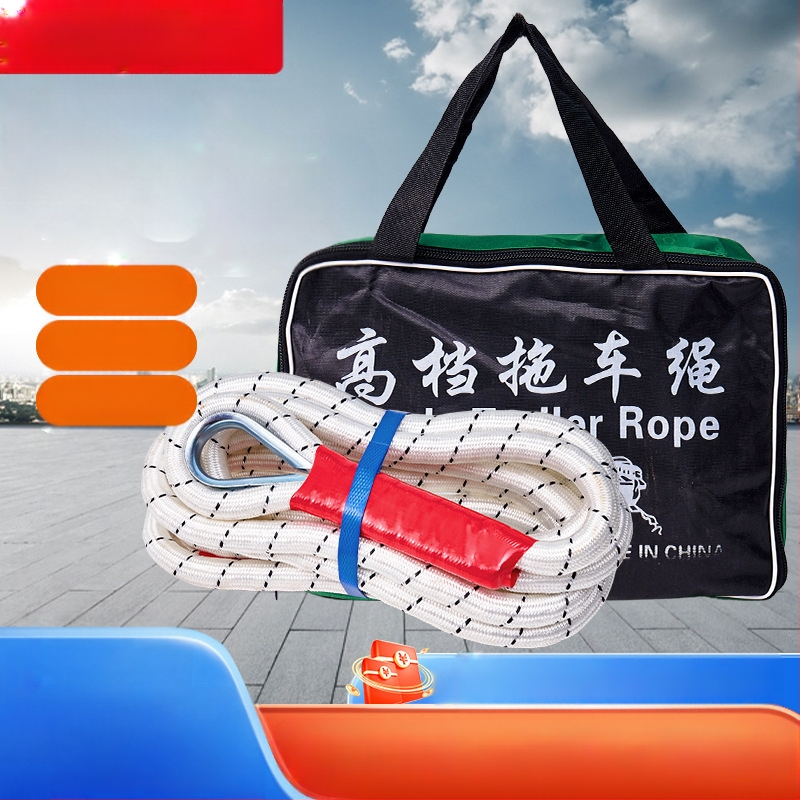 Автомобилно въже за теглене за офроуд – нейлон, Niubude; сила над 1000 lbs; основни приложения: ремарке и спасяване; подходящо за офроуд превозни средства, леки автомобили и мотоциклети