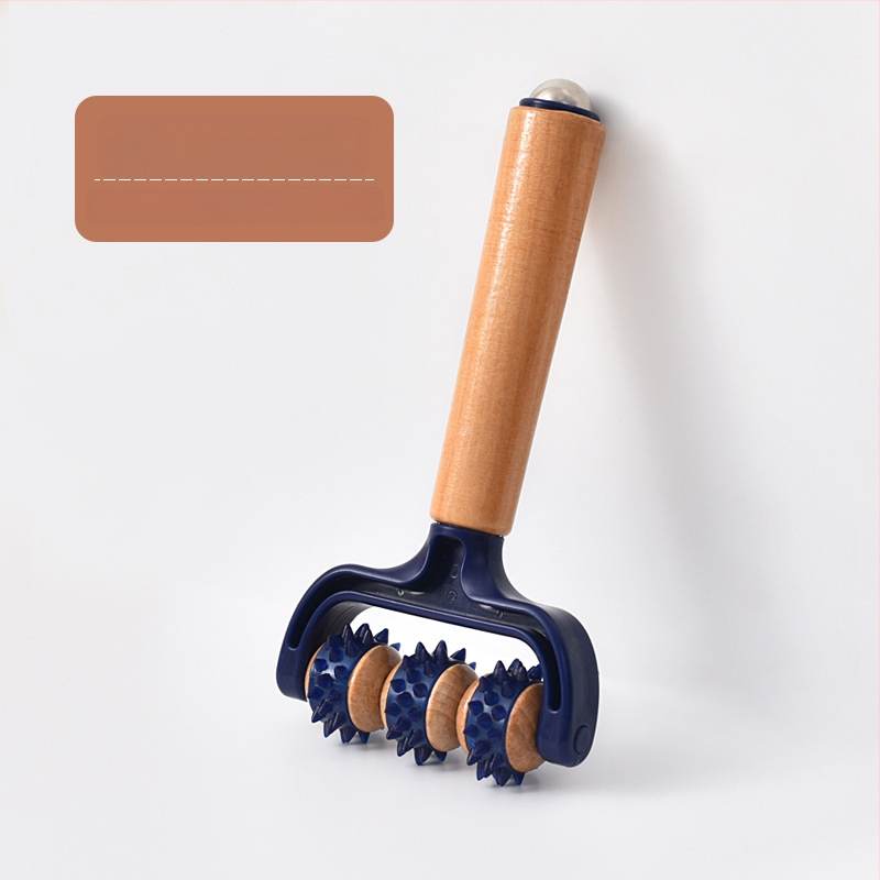 Prijenosni drveni masažni štapić, ručni masažni valjak s prilagođenim logom, 110 g