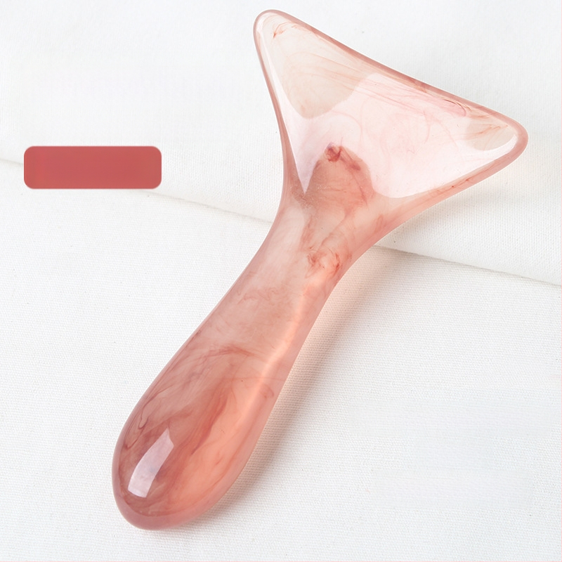 Izkrivljena spatula za scraping za masažu vratne kralješnice i ramena; materijal: smola; težina: 57 g; kategorija: scraping sheet/plate; primjena: zdravstveni masaža, fitness i ljepota tijela; prilagodljiva obrada dostupna