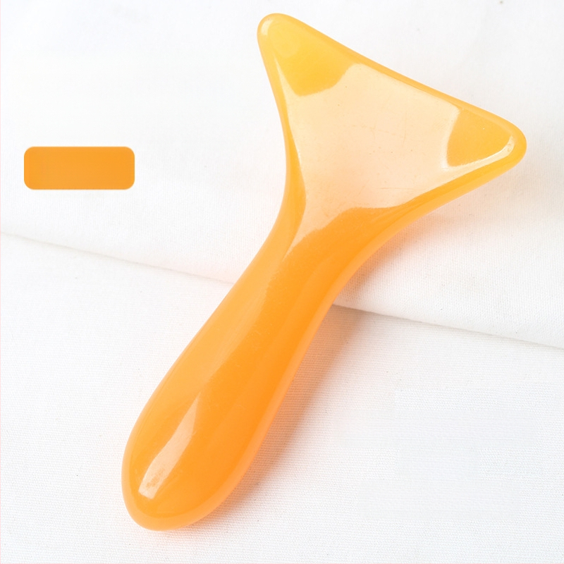 Izkrivljena spatula za scraping za masažu vratne kralješnice i ramena; materijal: smola; težina: 57 g; kategorija: scraping sheet/plate; primjena: zdravstveni masaža, fitness i ljepota tijela; prilagodljiva obrada dostupna