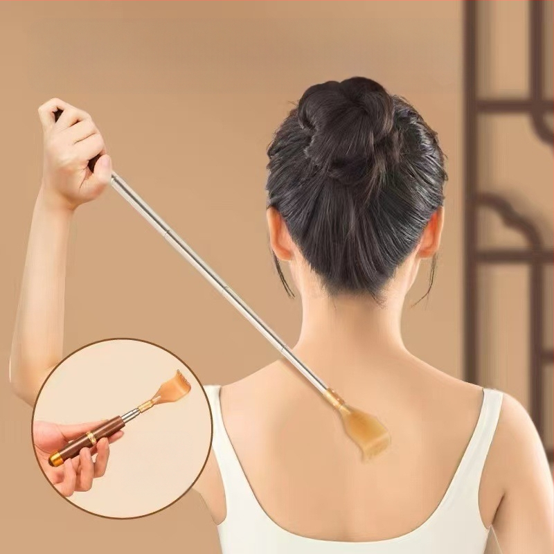 Massager za ublažavanje svrbeža – drvo/bambus – za starije osobe