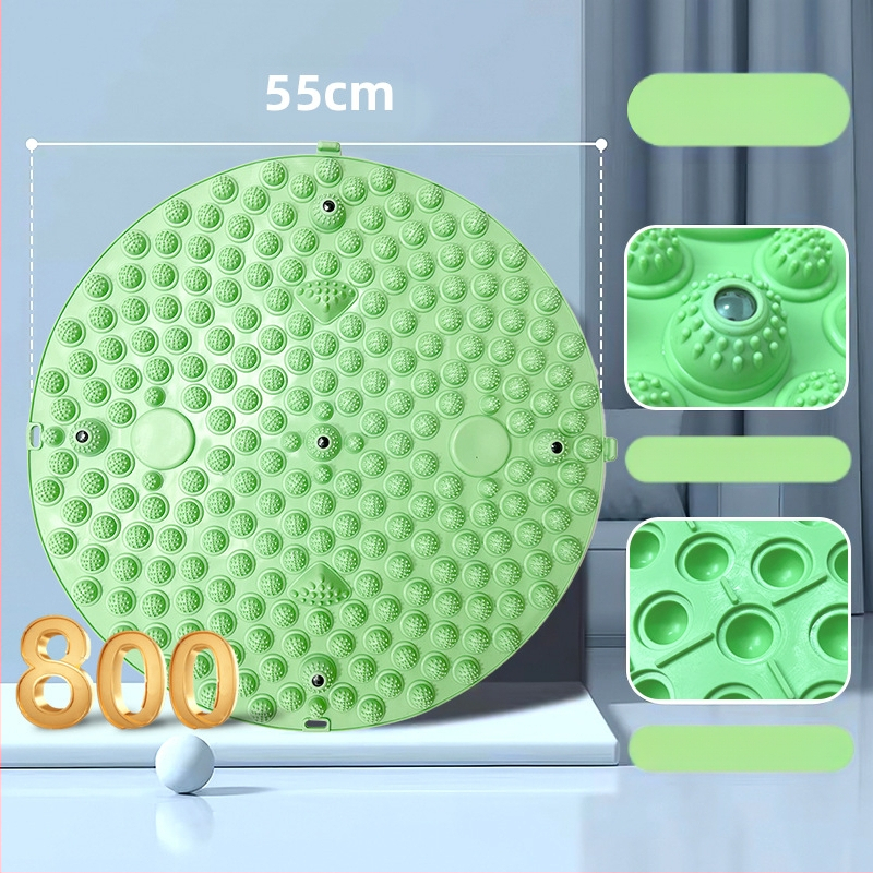 Pretjerano velika kružna ploča za akupresuru za dječju senzornu trening i masažu stopala – Fengqi; kutija s 33 kom; još nije na tržištu