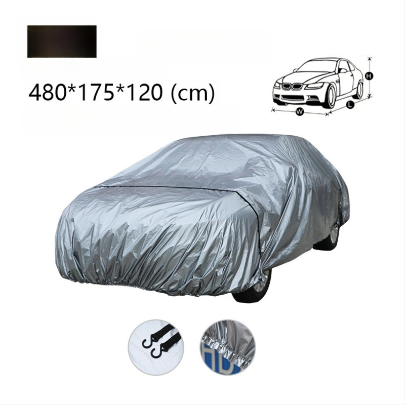 coveryoo Auto pārsegs sedanam — Viegls, Ūdensizturīgs un Putekļu izturīgs, Pielāgojama, Svars 1 kg, Materiāls: Cits