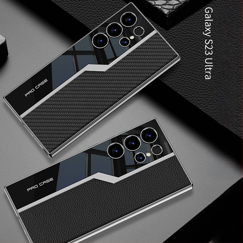 GKK Kožené puzdro z umelej kože pre Samsung S24 Ultra – kreatívny, módny, osobnosť (Materiál: umelej kože; Spracovanie: vstrekované formovanie; Funkcia: proti pádu; Kompatibilita: Samsung)